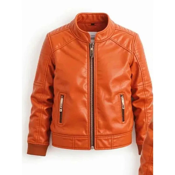 Jack O Lantern Halloween Leather Jacket