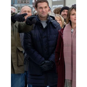 Jack Turner Love in Winterland Blue Puffer Jacket