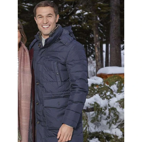 Jack Turner Love in Winterland Blue Puffer Jacket