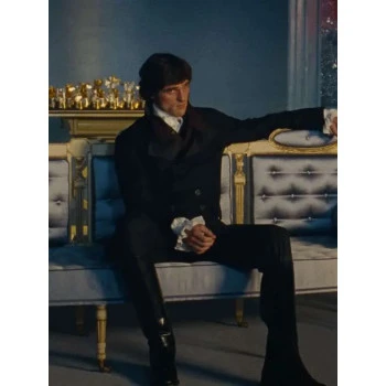 Jacob Elordi Wuthering Heights Black Tailcoat