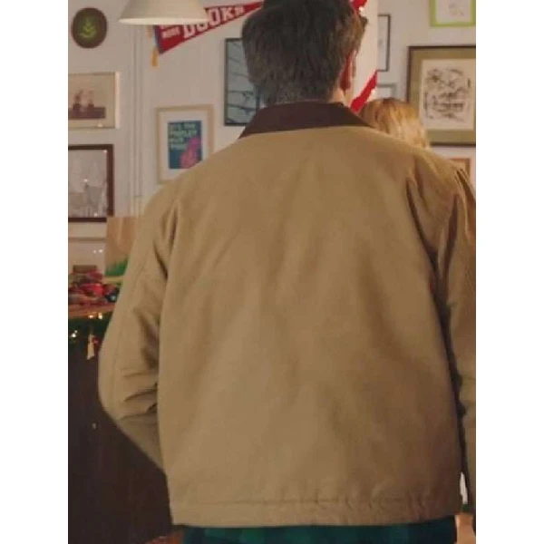 Jake Allyn Christmas on Every Page Brown Jacket