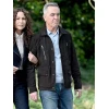 James Nesbitt Run Away Black Suede Leather Jacket