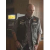 Jamie McShane Task Black Leather Vest