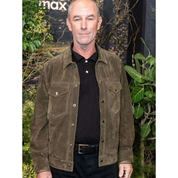 Jamie McShane Task Green Suede Leather Jacket