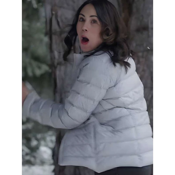 Janel Parrish Christmas on Duty Puffer Jacket