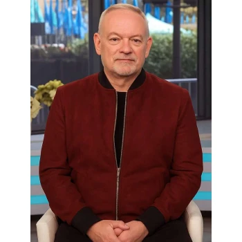 Jared Harris The Today Show Suede Jacket