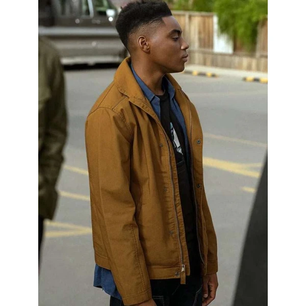 Jaylin Webb This Too Shall Pass Brown Jacket