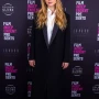Jennifer Lawrence Die My Love Screening Black Long Coat