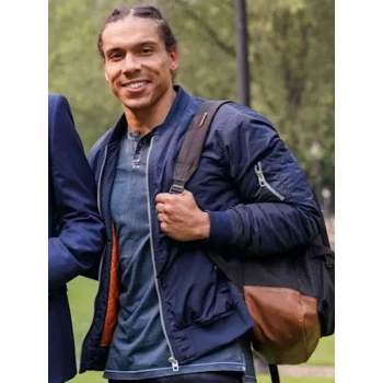 Jeramie Burgos Boston Blue Bomber Jacket