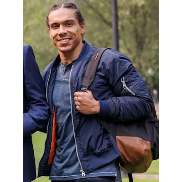 Jeramie Burgos Boston Blue Bomber Jacket