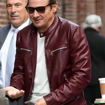 Jeremy Renner The Late Show With Stephen Colbert Leather Jacket