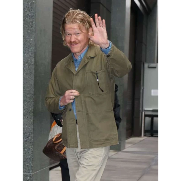 Jesse Plemons Bugonia 2025 Premiere Green Jacket