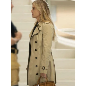 Jessica Capshaw 9-1-1 Nashville Beige Coat
