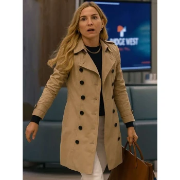 Jessica Capshaw 9-1-1 Nashville Beige Coat