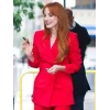 Jessica Chastain Red Blazer