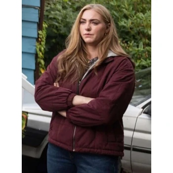 Jessica Sipos Tracker Maroon Jacket