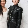Jessie Buckley Hamnet Movie Event 2025 Leather Jacket