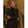 Jessy Schram A Suite Holiday Romance Grey Blazer