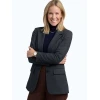 Jessy Schram A Suite Holiday Romance Grey Blazer