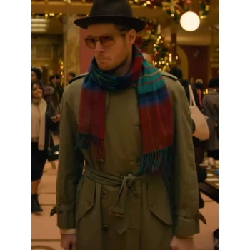 Jingle Bell Heist 2025 Connor Swindells Trench Coat