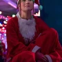 Jingle Bell Heist 2025 Olivia Holt Red Santa Coat