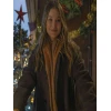 Jingle Bell Heist Olivia Holt Long Coat