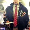Button jj watt houston texans varsity jacket