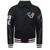 Button jj watt houston texans varsity jacket