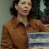 Stylish Brown Suede Jacket Joanne Whalley The Rumour Look