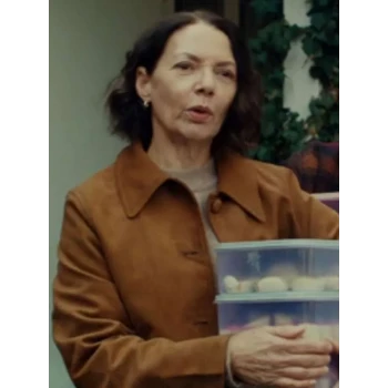 Stylish Brown Suede Jacket Joanne Whalley The Rumour Look Stylish Brown Suede Jacket Joanne Whalley The Rumour Look