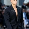 Joe Burrow Fashion Black Backless Party Suit