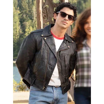 Joe Jonas Camp Rock 3 Black Leather Jacket