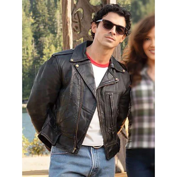 Joe Jonas Camp Rock 3 Black Leather Jacket