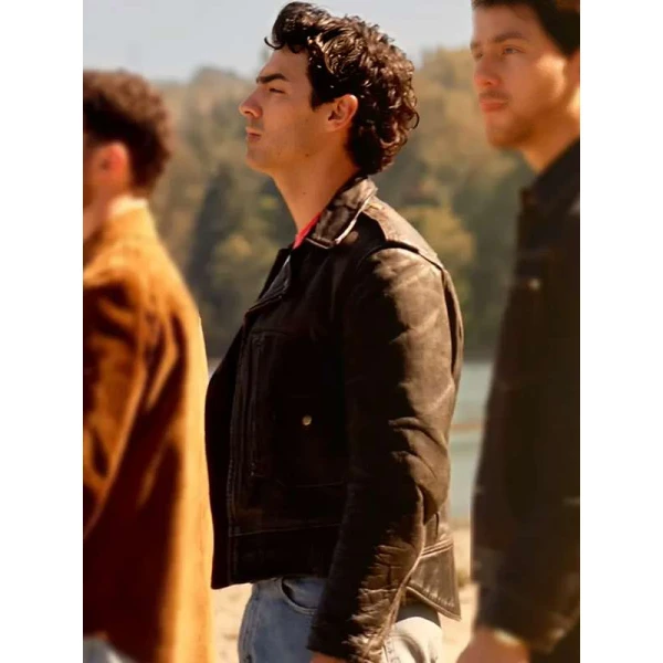 Joe Jonas Camp Rock 3 Black Leather Jacket