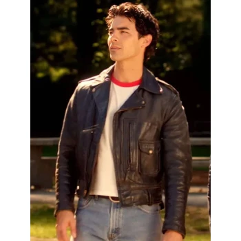 Joe Jonas Camp Rock 3 Black Leather Jacket