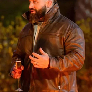 Joe Marler The Celebrity Traitors Leather Jacket