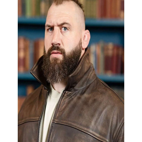 Joe Marler The Celebrity Traitors Leather Jacket