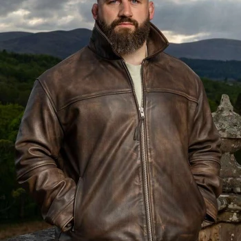Joe Marler The Celebrity Traitors Leather Jacket