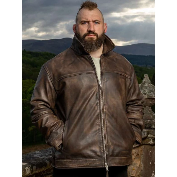 Joe Marler The Celebrity Traitors Leather Jacket