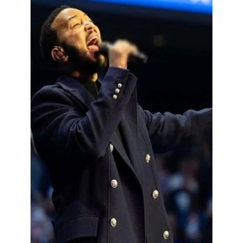 John Legend Wool Coat
