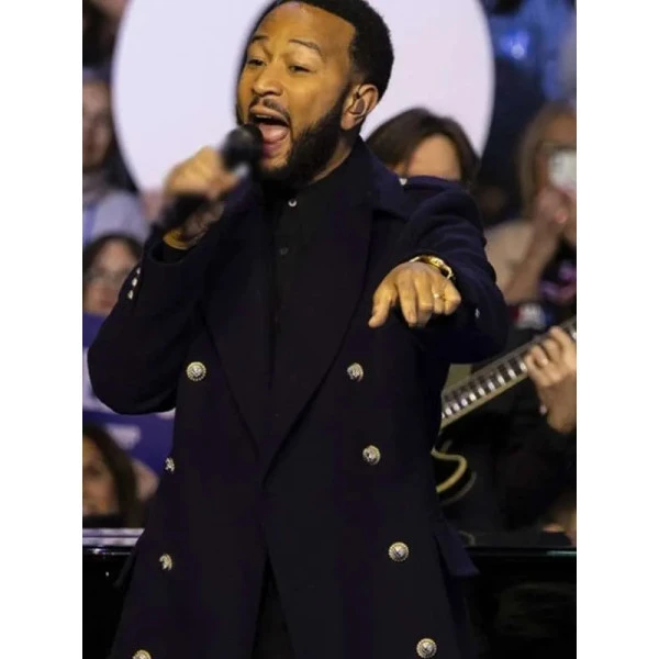 John Legend Wool Coat