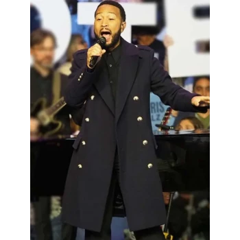 John Legend Wool Coat