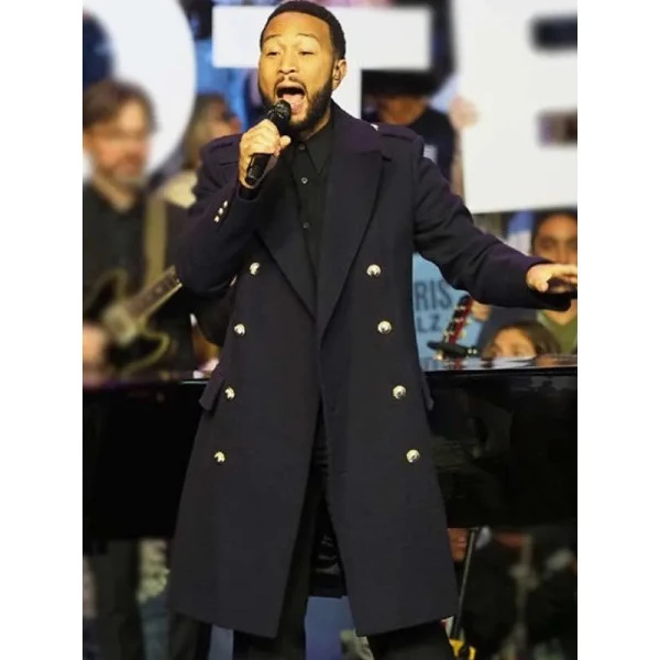 John Legend Wool Coat