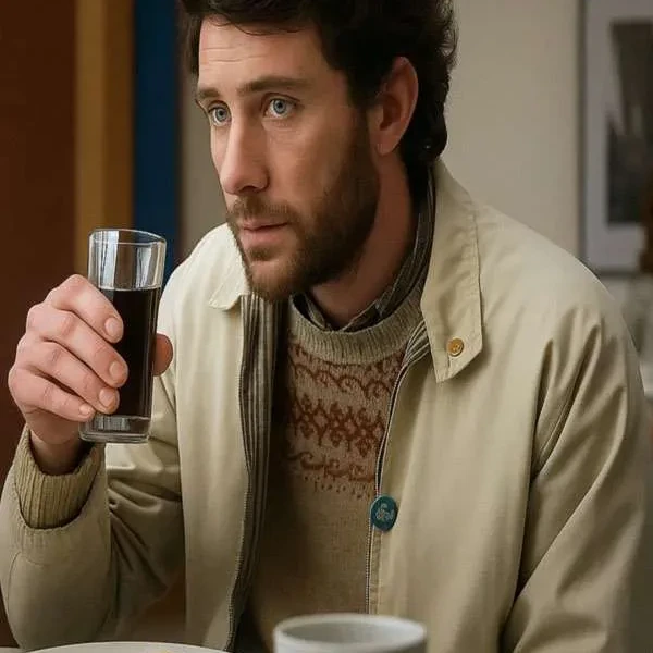 John Magaro The Mastermind Beige Jacket John Magaro The Mastermind Beige Jacket