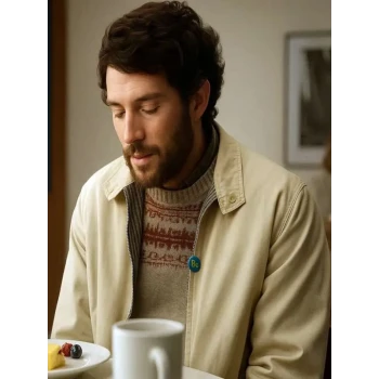 John Magaro The Mastermind Beige Jacket