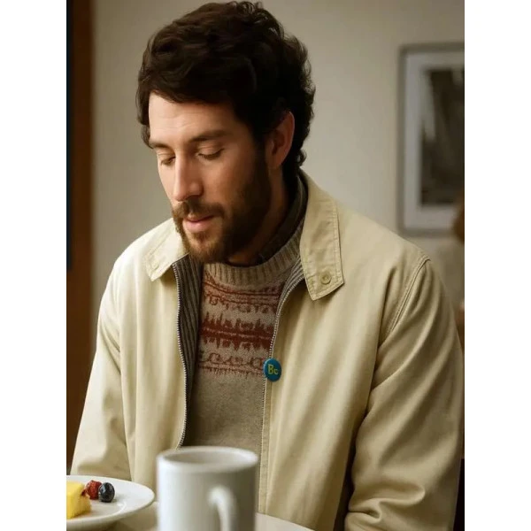 John Magaro The Mastermind Beige Jacket