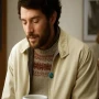 John Magaro The Mastermind Beige Jacket