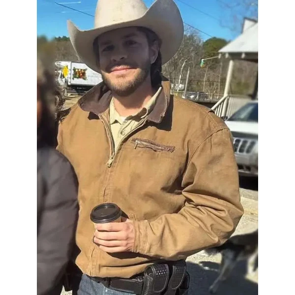 Johnny Simmons Bad Man Brown Cotton Jacket