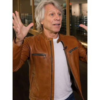 Jon Bon Jovi The Today Show 2025 Brown Jacket