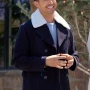 Jonathan Bennett Finding Mr. Christmas Blue Peacoat